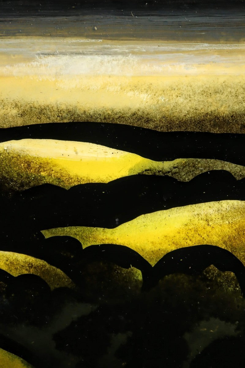 Rare Eyvind Earle Original Painting Oil On Panel "Golden Meadows"  Hand Signed