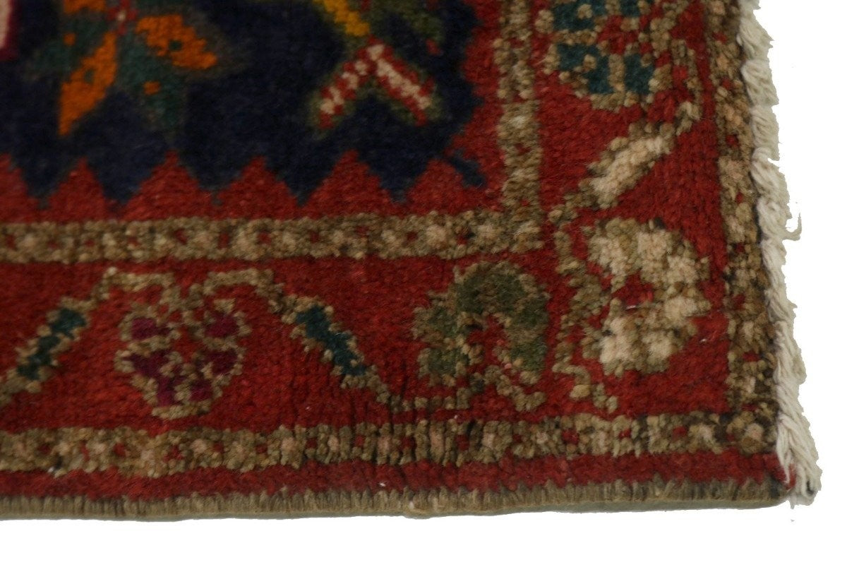 Semi-Antique Handmade Tribal Animal Design Oriental Rug Home Decor Carpet 3X5 ft