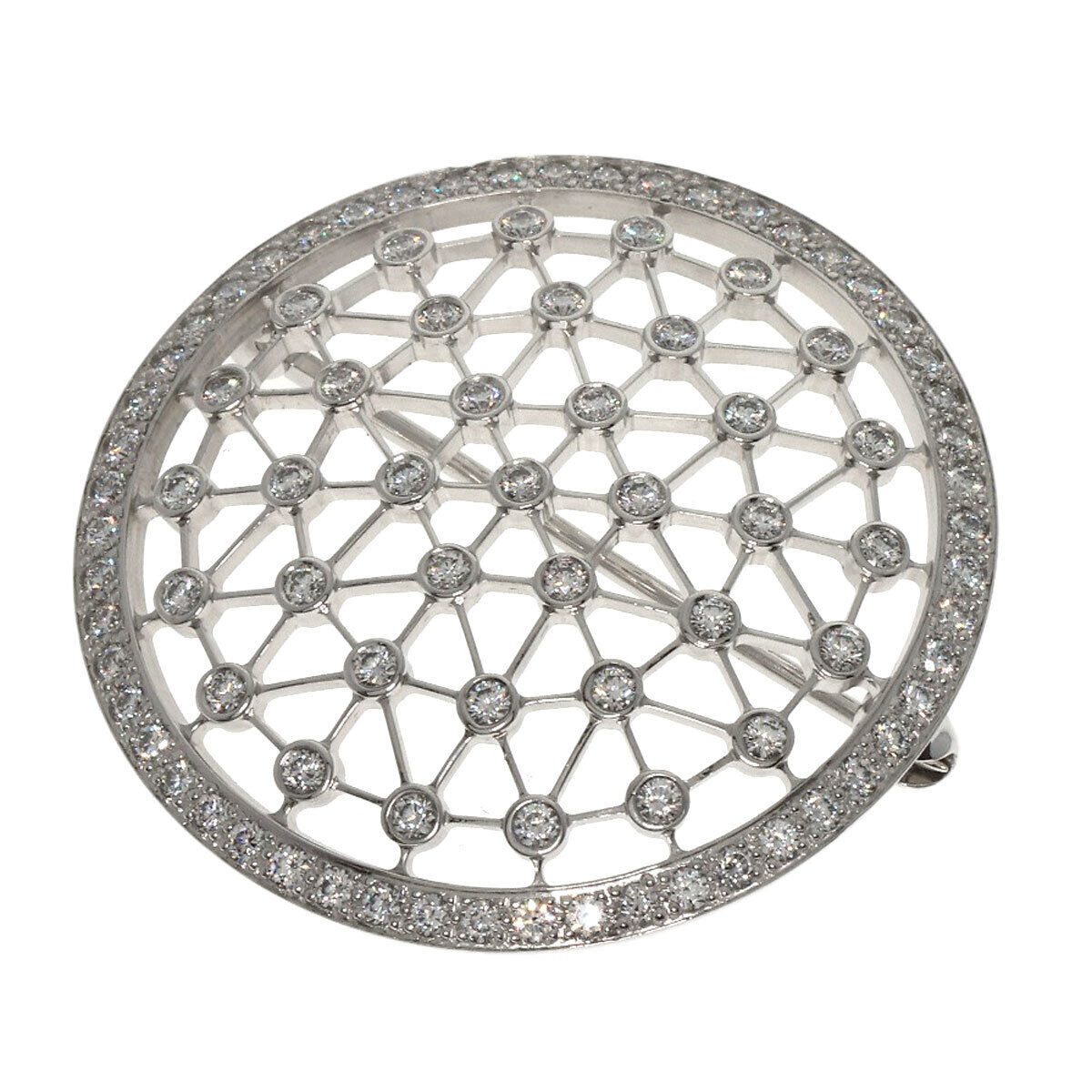 Tiffany&Co.   Brooch Voir Diamond Platinum Pt950
