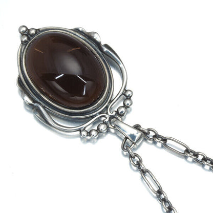 Georg Jensen Necklace Smoky Quartz Heritage 2017