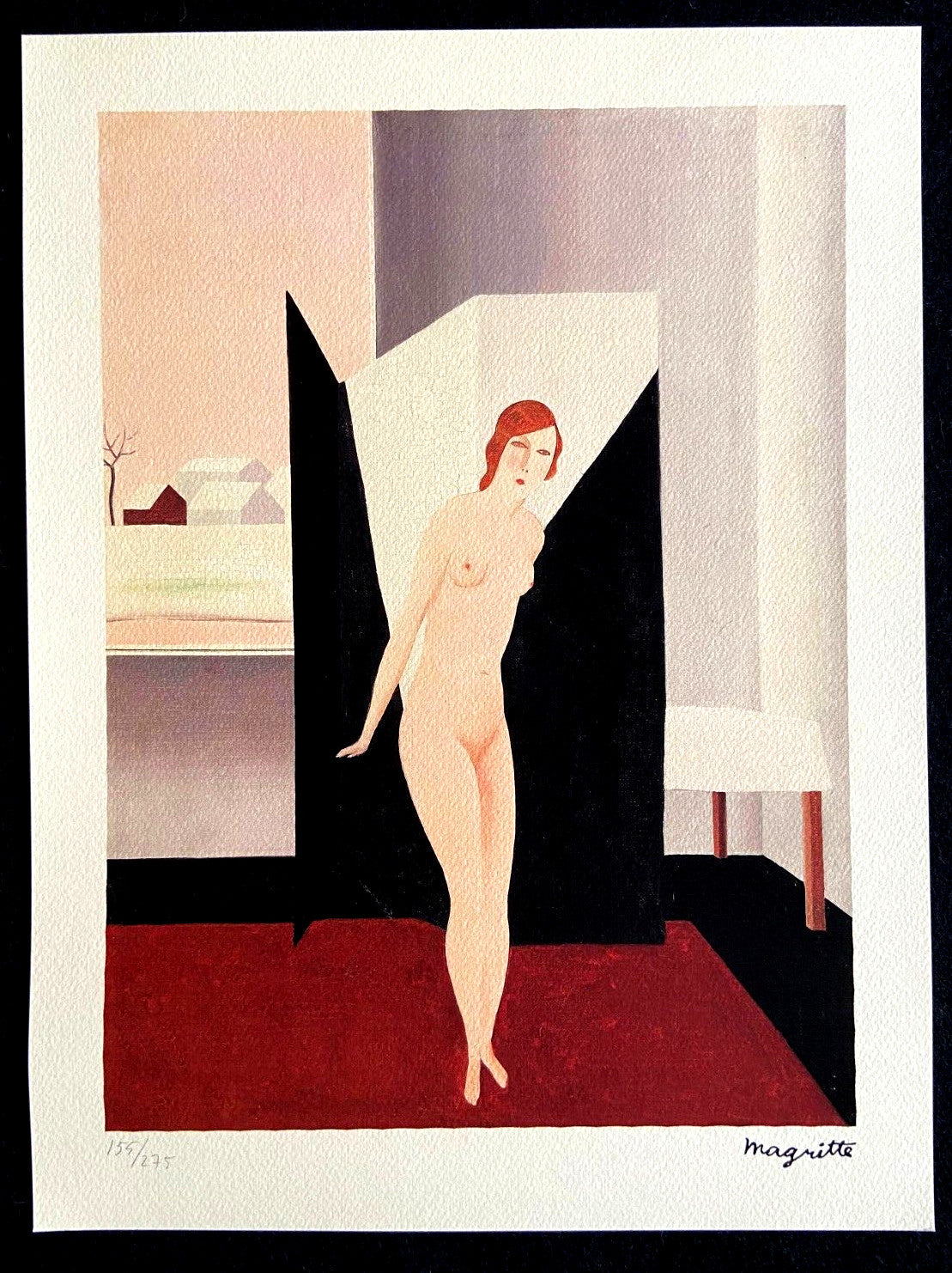 Ren Magritte Lithograph Coa Numbered A Hand Signed Limited