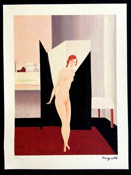 Ren Magritte Lithograph Coa Numbered A Hand Signed Limited