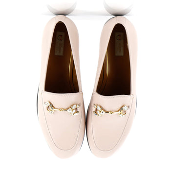 Gucci Women'S Jordaan Loafers Leather With Crystals