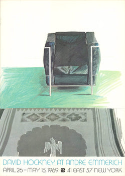 David Hockney Corbusier Chair And Rug (Sm) 