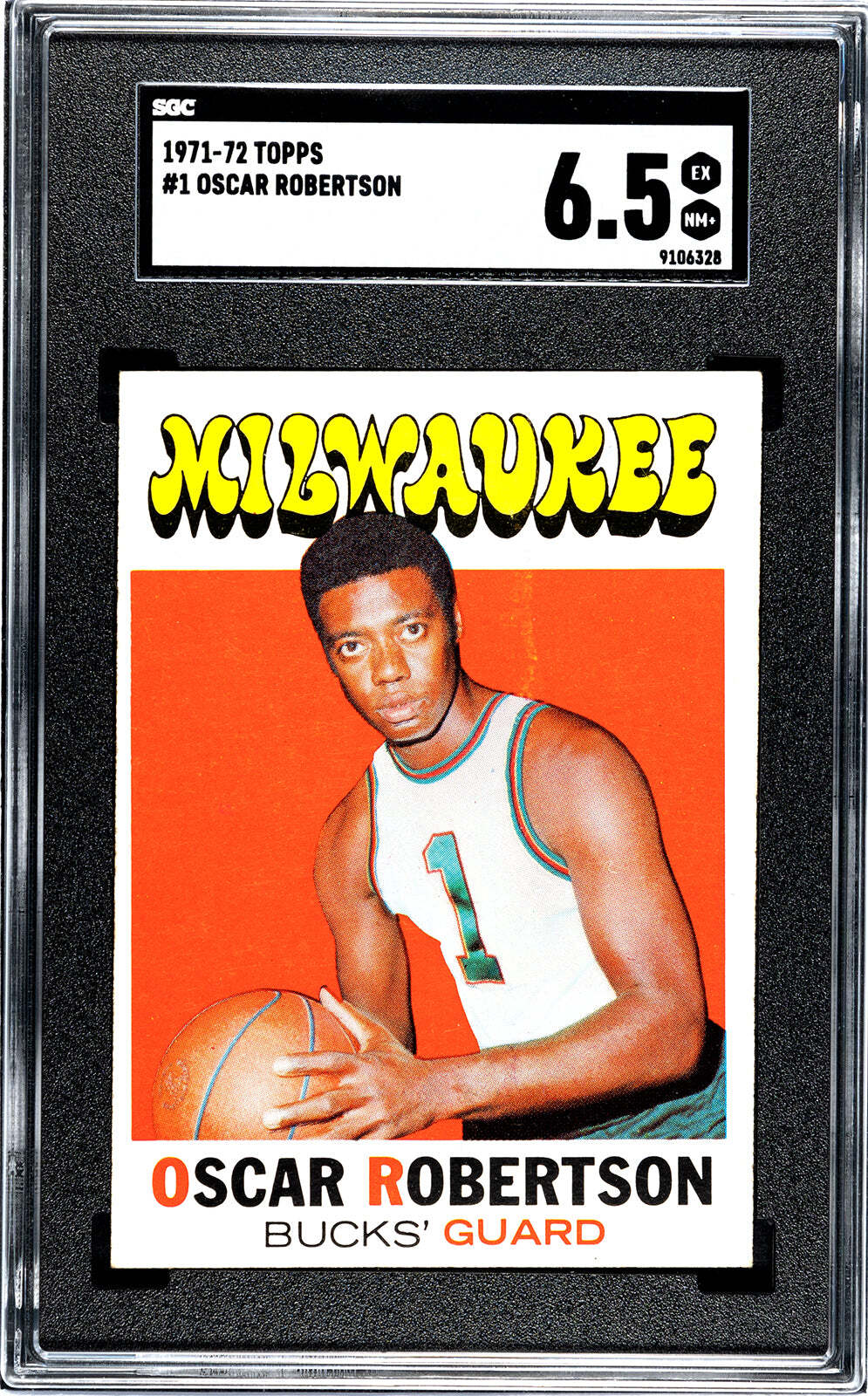 Oscar Robertson 1971-72 Topps #1 Sgc 6.5