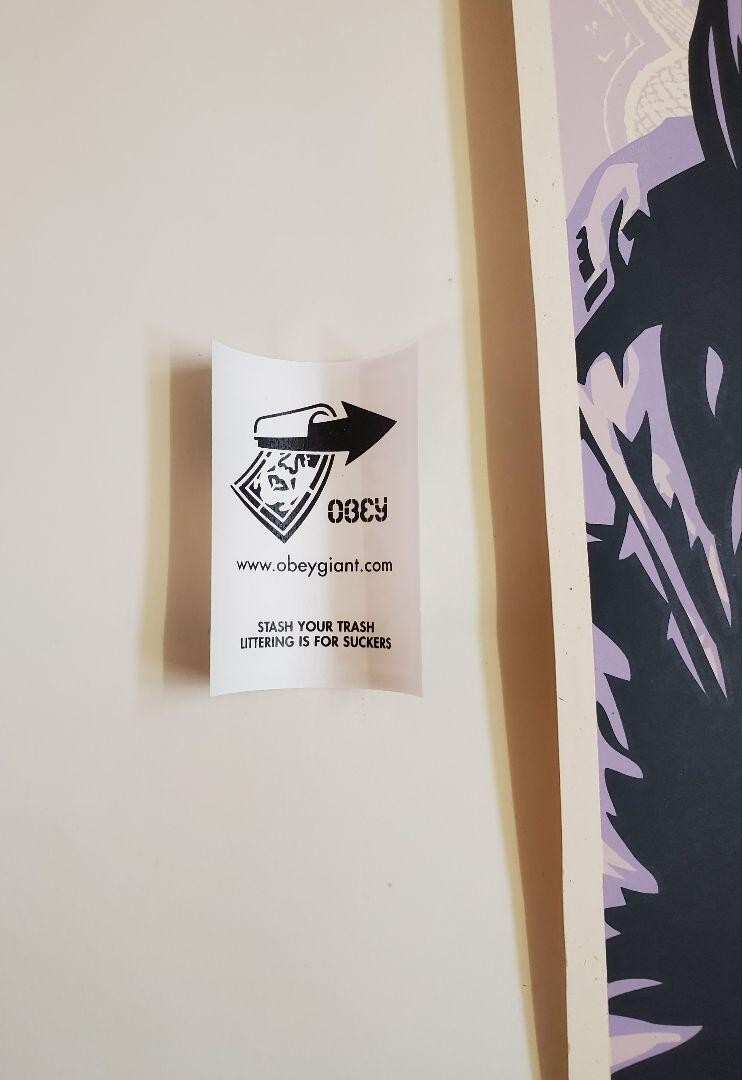 proof Shepard Fairey OBEY Joey Ramone artist signed 2005 pink silkscreen artist