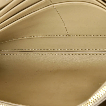 Burberry Hannah Envelope Wallet On Strap Leather And House Check Canvas