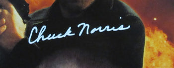 Chuck Norris Autographed Laser Disk 