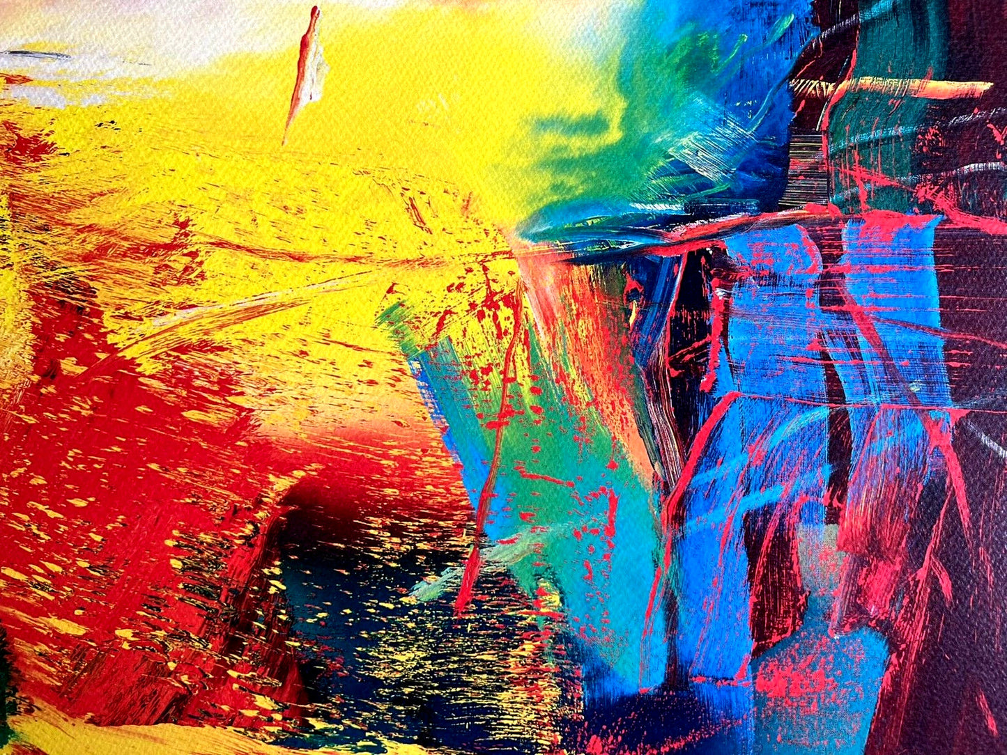 Gerhard Richter Lithograph Coa Signed Numbered A Hand