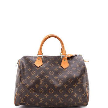 Louis Vuitton Speedy Handbag Monogram Canvas 30