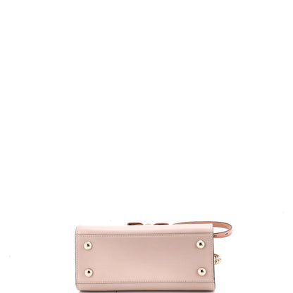 Salvatore Ferragamo Vara Top Handle Convertible Tote Leather Small