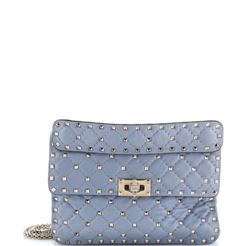 Valentino Garavani Rockstud Spike.Up Flap Bag Quilted Leather Medium