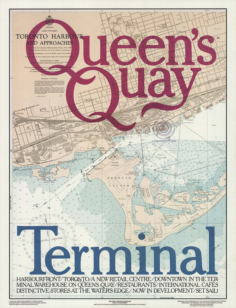 Zeidler Roberts Queen'S Quay Terminal " Offset Lithograph