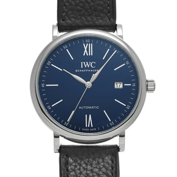 Iwc Portofino Automatic 150 Years Iw356518 Blue Men'S Used Watch #51020