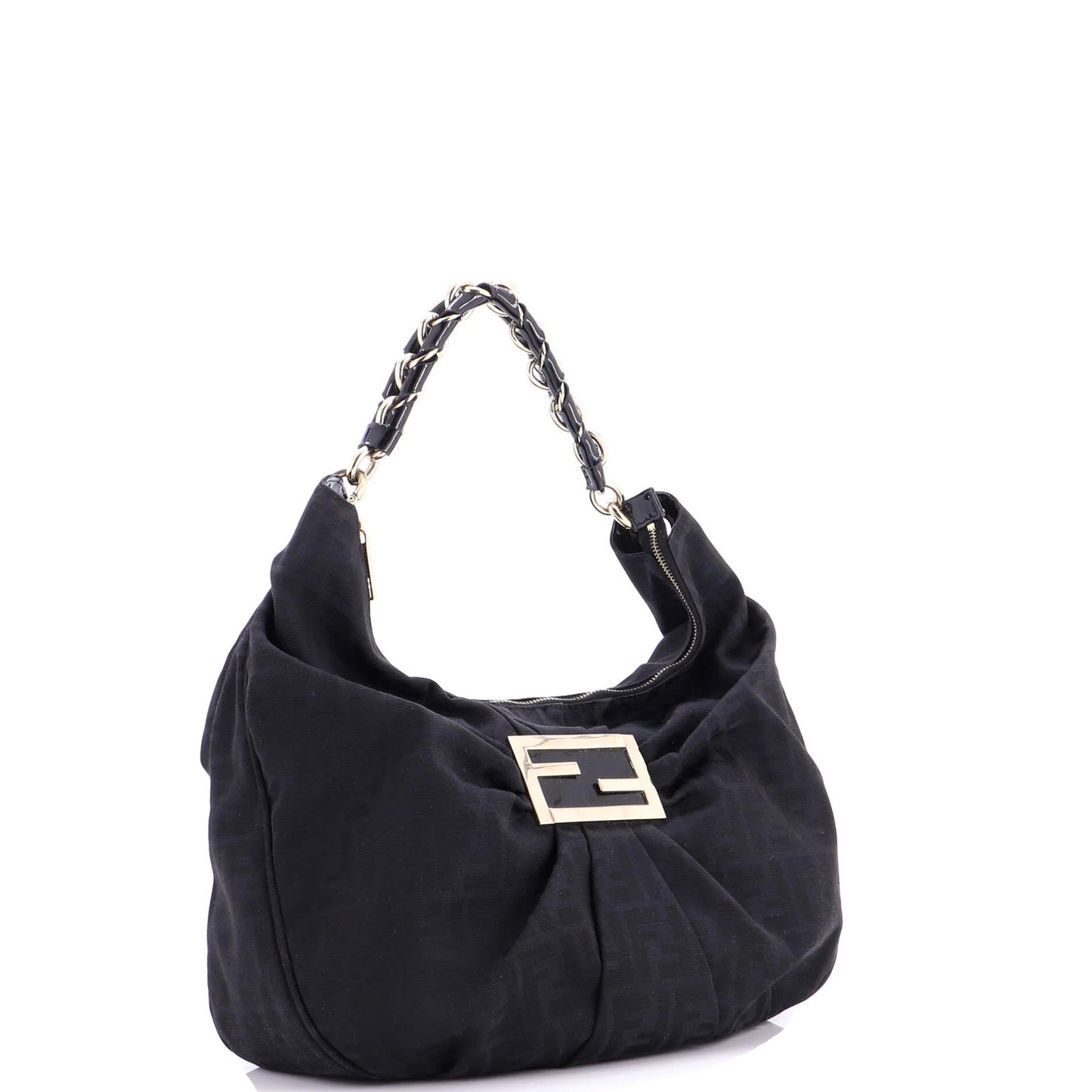 Fendi Mia Hobo Zucca Canvas Large