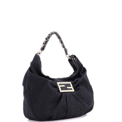 Fendi Mia Hobo Zucca Canvas Large