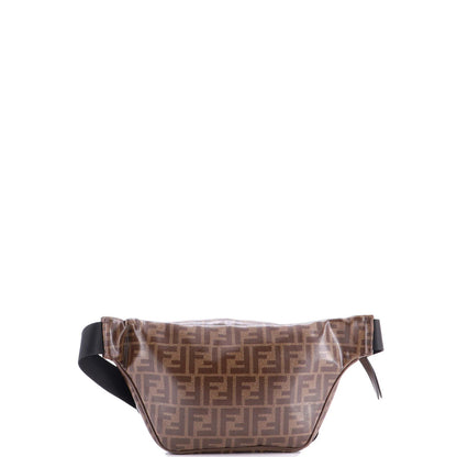 Fendi Mania Logo Waist Bag Zucca Coated Canvas