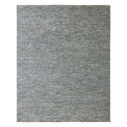 8'X10' Gray Kohinoor Pattern Small Geometric Design Hand Knotted Wool Rug