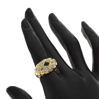 Chaumet Belcordriere Sapphire Diamond Ring K18