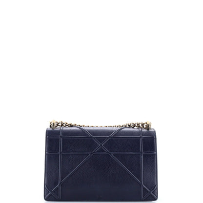 Christian Dior Diorama Flap Bag Grained Calfskin Medium