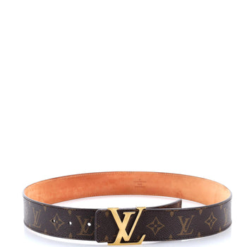 Louis Vuitton Lv Initiales Belt Monogram Canvas Wide
