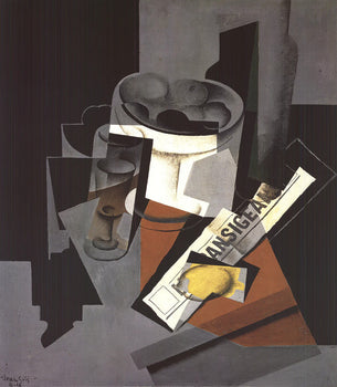 Juan Gris Still Life With Newspaper 