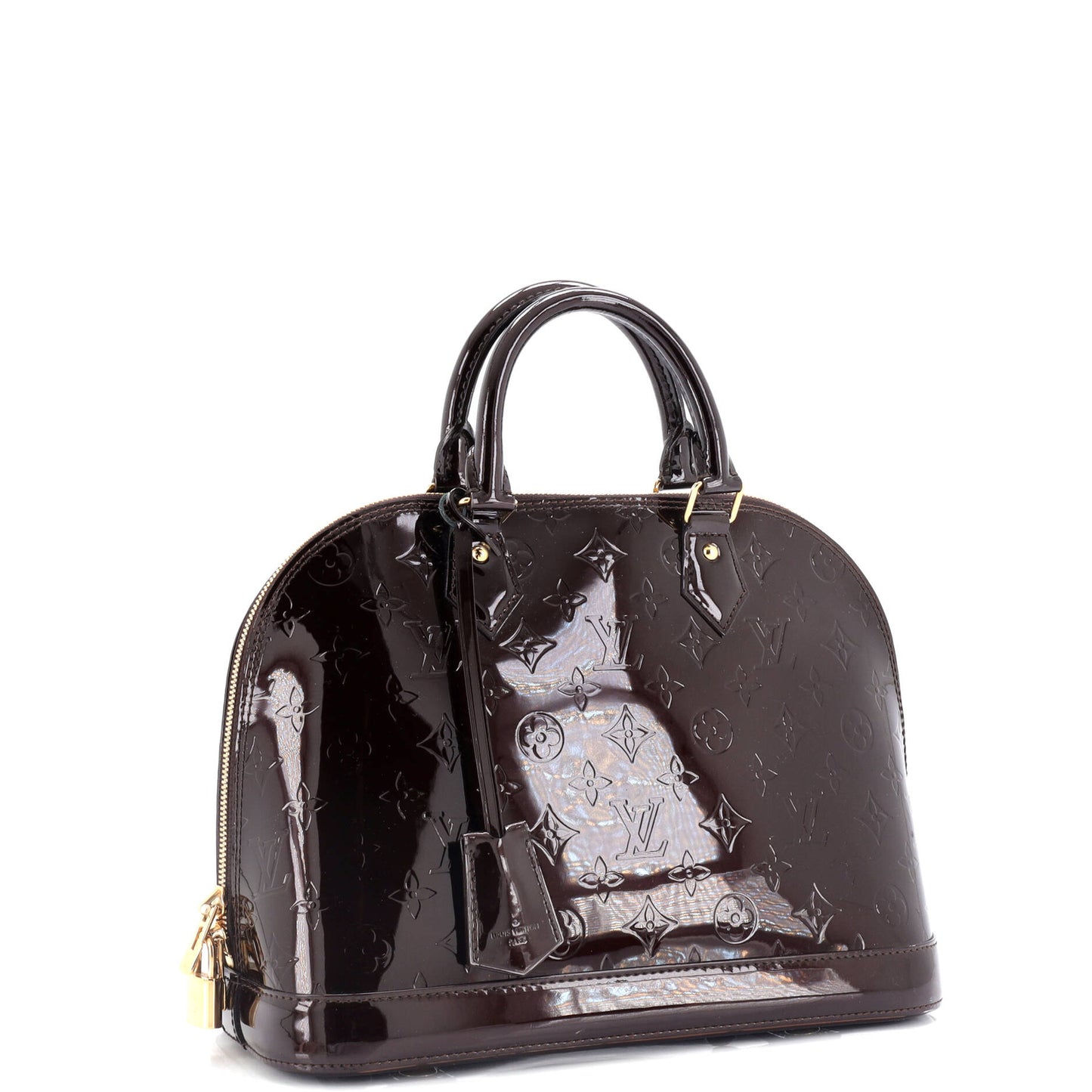 Louis Vuitton Alma Handbag Monogram Vernis Pm