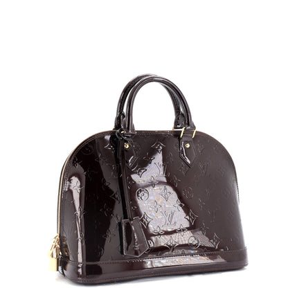 Louis Vuitton Alma Handbag Monogram Vernis Pm