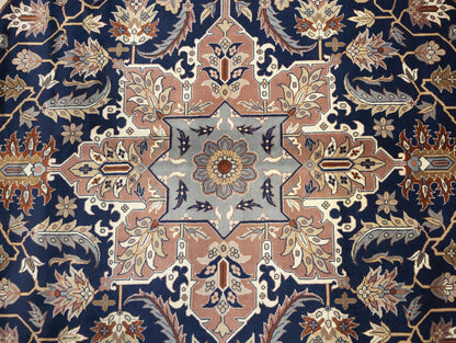 Hand-Knotted Vintage Serapi Oriental Rug 9X12 Ft