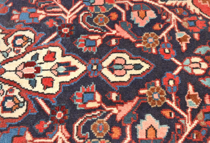 2X3 Ft Purple-Navy Traditional Oriental Rug