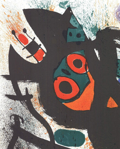 Joan Miro Pasadena Art Museum Exhibition " Lithograph Abstract