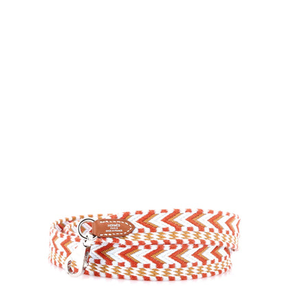 Hermes Sangle Zigzag Shoulder Strap Cavale Canvas 25