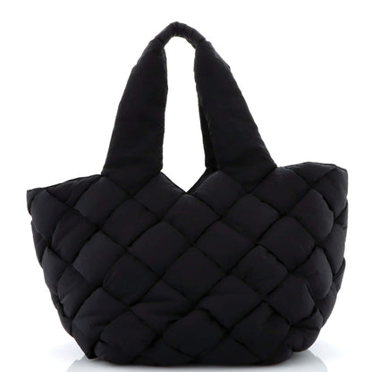 Bottega Veneta Cassette Paper Tote Intrecciato Nylon