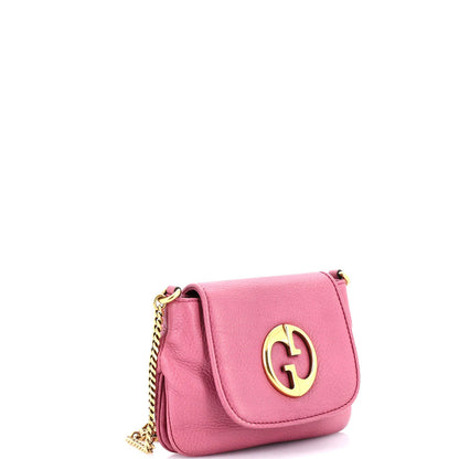 Gucci 1973 Chain Shoulder Bag Leather Small