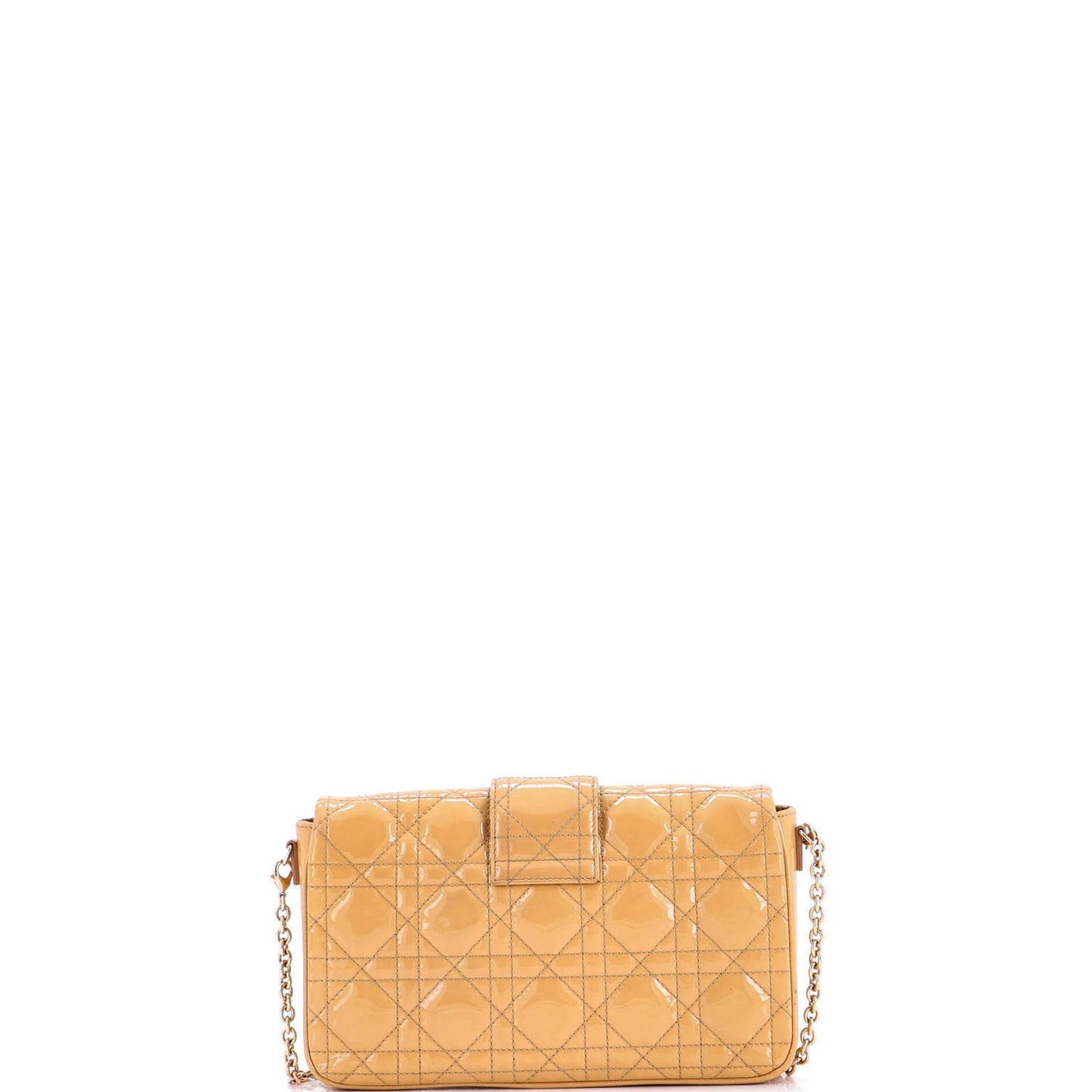 Christian Dior New Lock Pouch Cannage Quilt Patent Mini