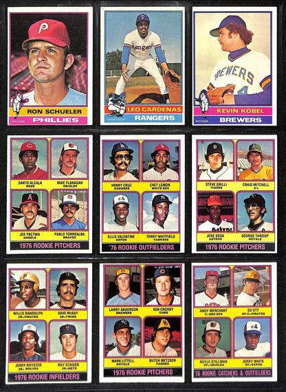 1976 Topps Baseball Complete Set (660) Brett Rc