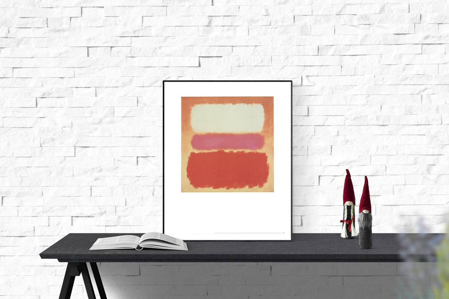 Mark Rothko White Cloud Over Purple " Poster Abstract Red Pink