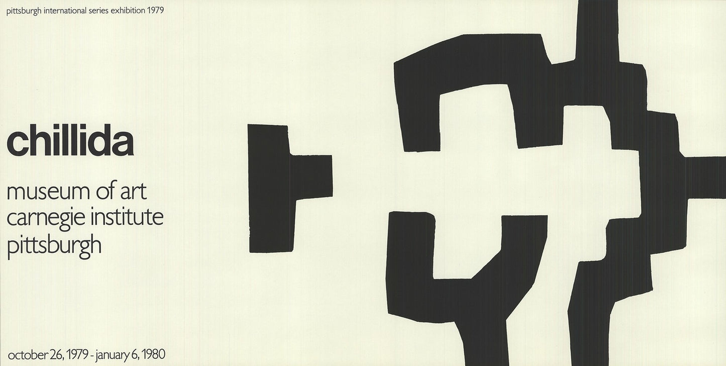 Eduardo Chillida Museum Of Art Carnegie Institute " Lithograph Ab