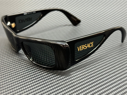 Versace Ve4481 Gb1 87 Black Grey Women'S 54 Mm