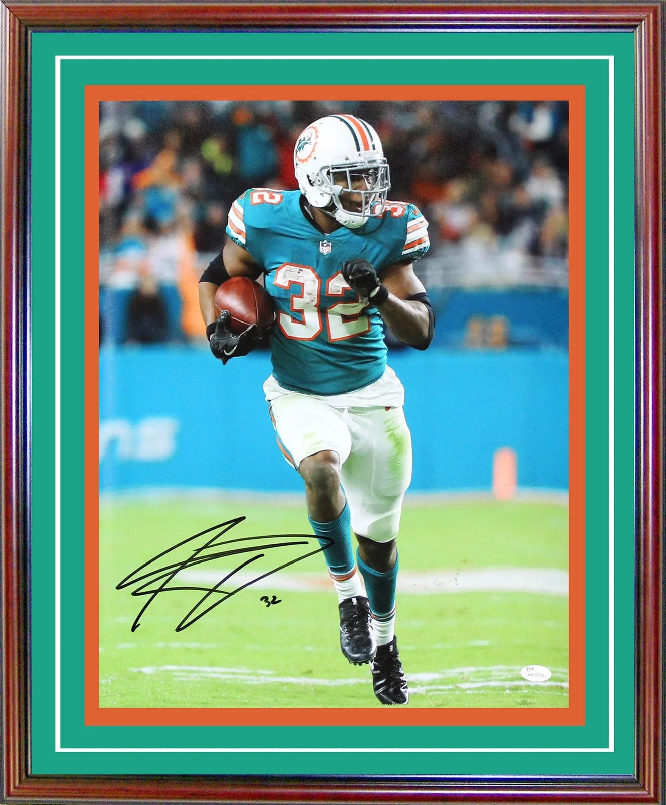 Kenyan Drake Autographed Framed 16X20 Photo (Jsa)