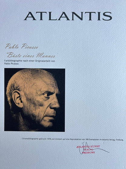 Pablo Picasso Lithograph Coa Signed Op Numbered By Hand Collection