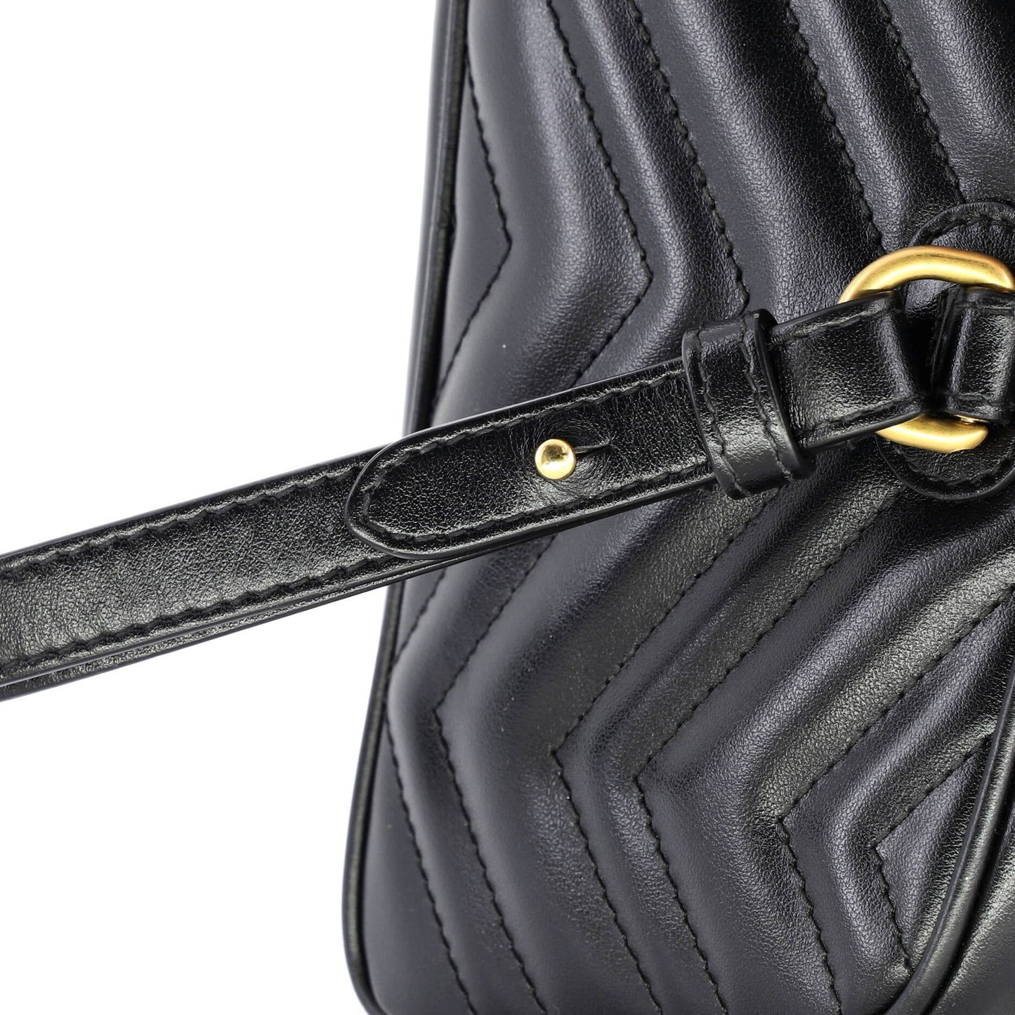 Gucci Gg Marmont Wristlet Matelasse Leather