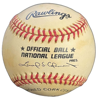 Andre Dawson 1978 Nl Mvp Autographed Official National League Baseball