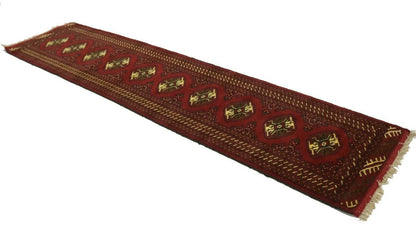 Handmade Farmhouse Tribal Design Runner Rug Oriental Hallway Carpet 2'4X9'7 ft