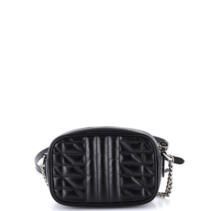 Gucci Gg Marmont Shoulder Bag Mixed Matelasse Leather Mini