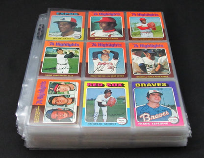 1975 Topps Baseball Card Complete Set (1-660)