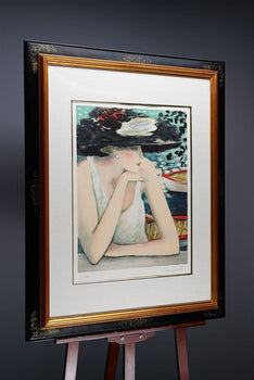 Jean-Pierre Cassigneul Lithograph Spring Boat Signed Limited Edition Framed