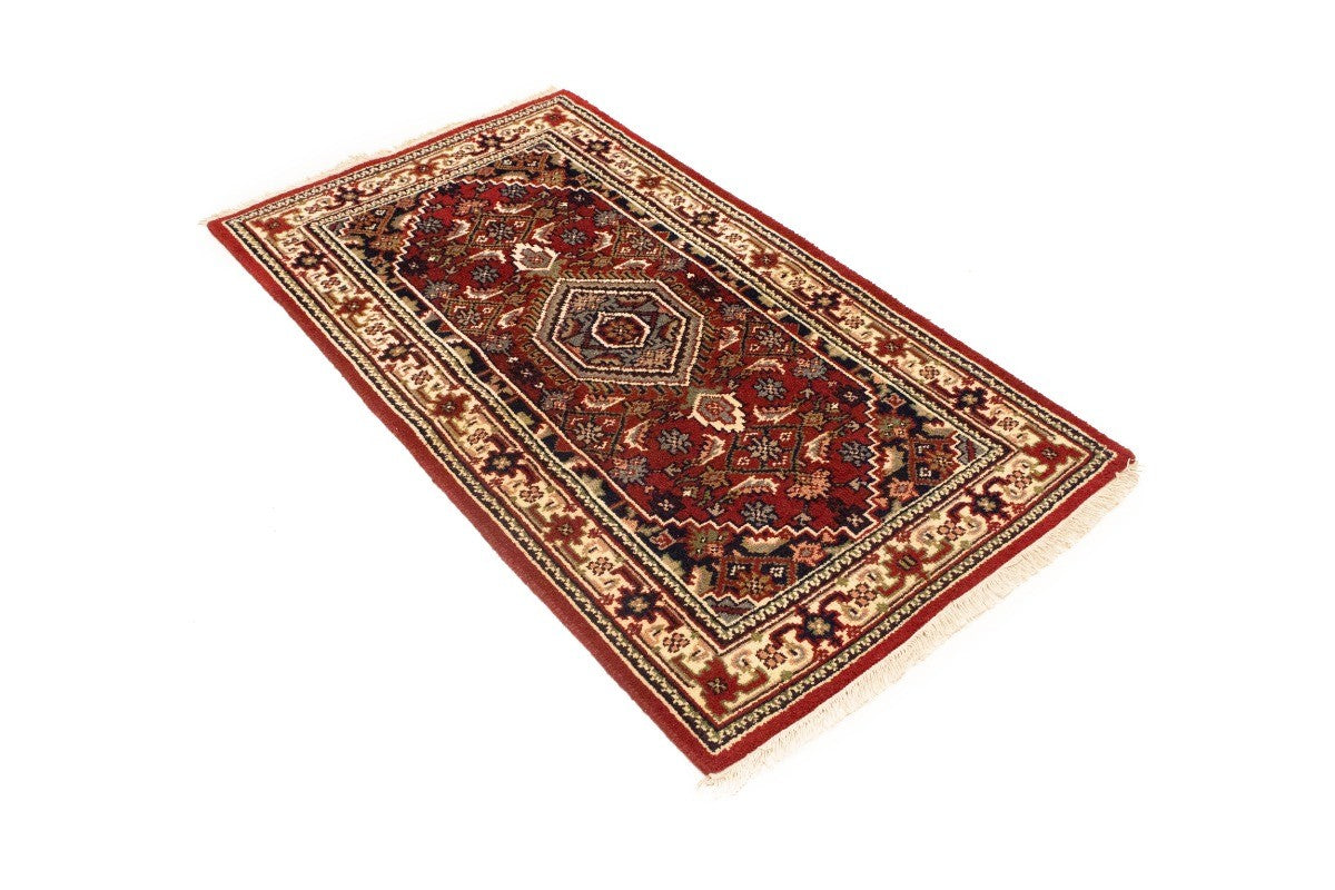 Handmade Floral Tribal Carpet for Bedroom and Bathroom 3X5 ft Oriental Bidjar Carpet