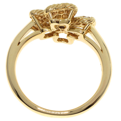 NINA RICCI   Ring Sapphire Diamond K18 Yellow Gold