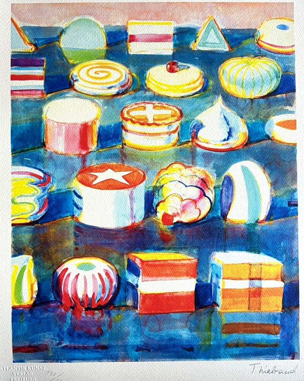 Wayne Thiebaud Lithograph